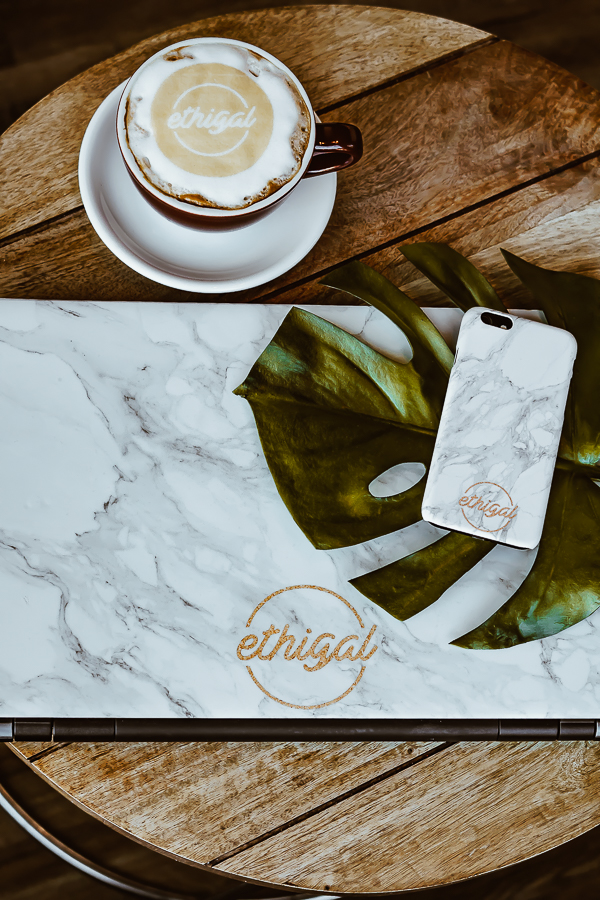 Ethigal Logo Custom Cell Phone Case and Laptop Skin - Case App